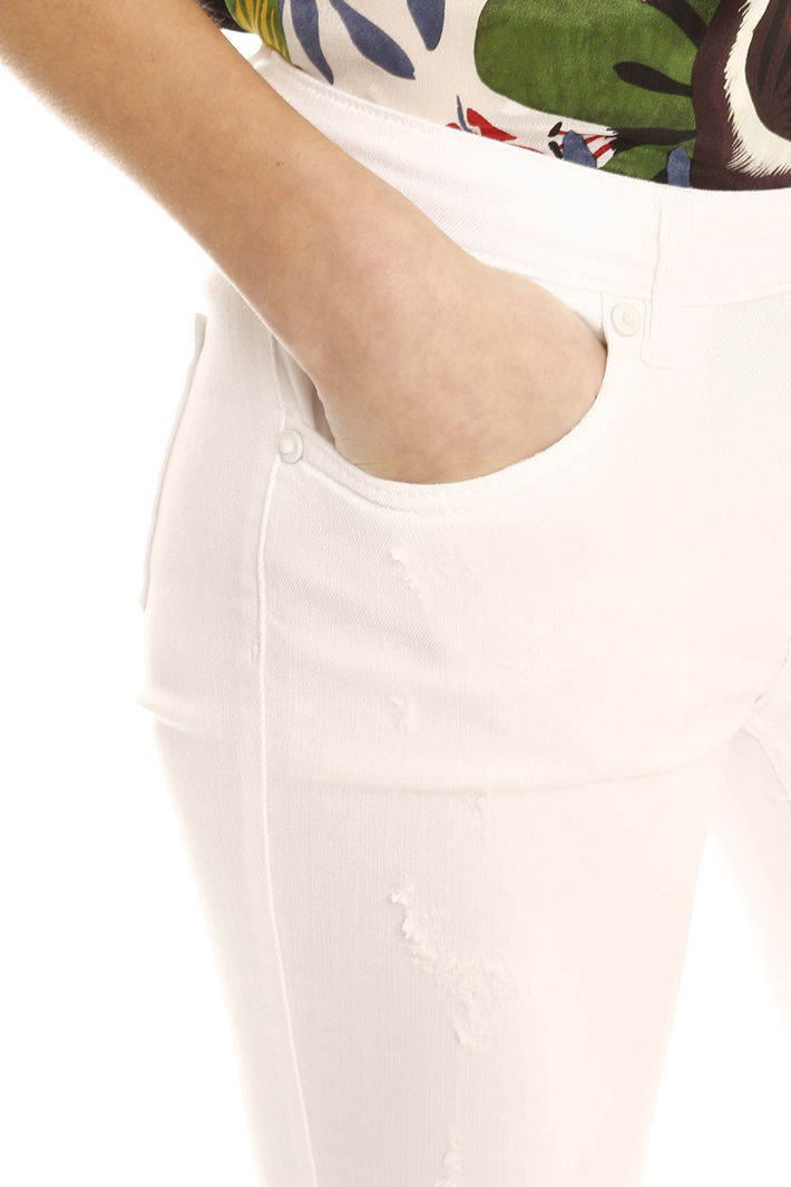 Pantaloni skinny in drill Fashion Market Pantaloni skinny in drill Fashion Market