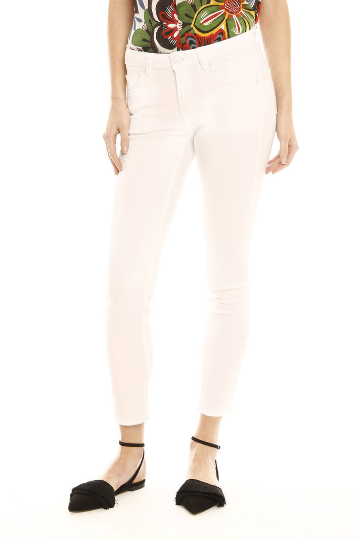 Pantaloni skinny in drill Fashion Market Pantaloni skinny in drill Fashion Market
