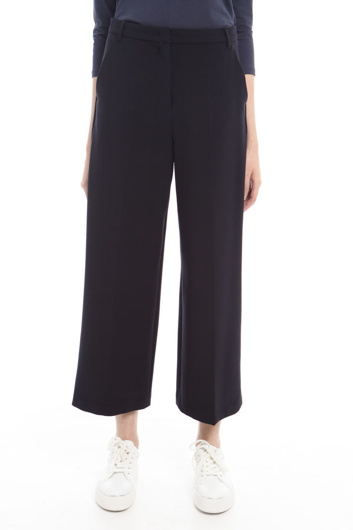 Pantalone cropped con piega Fashion Market Pantalone cropped con piega Fashion Market