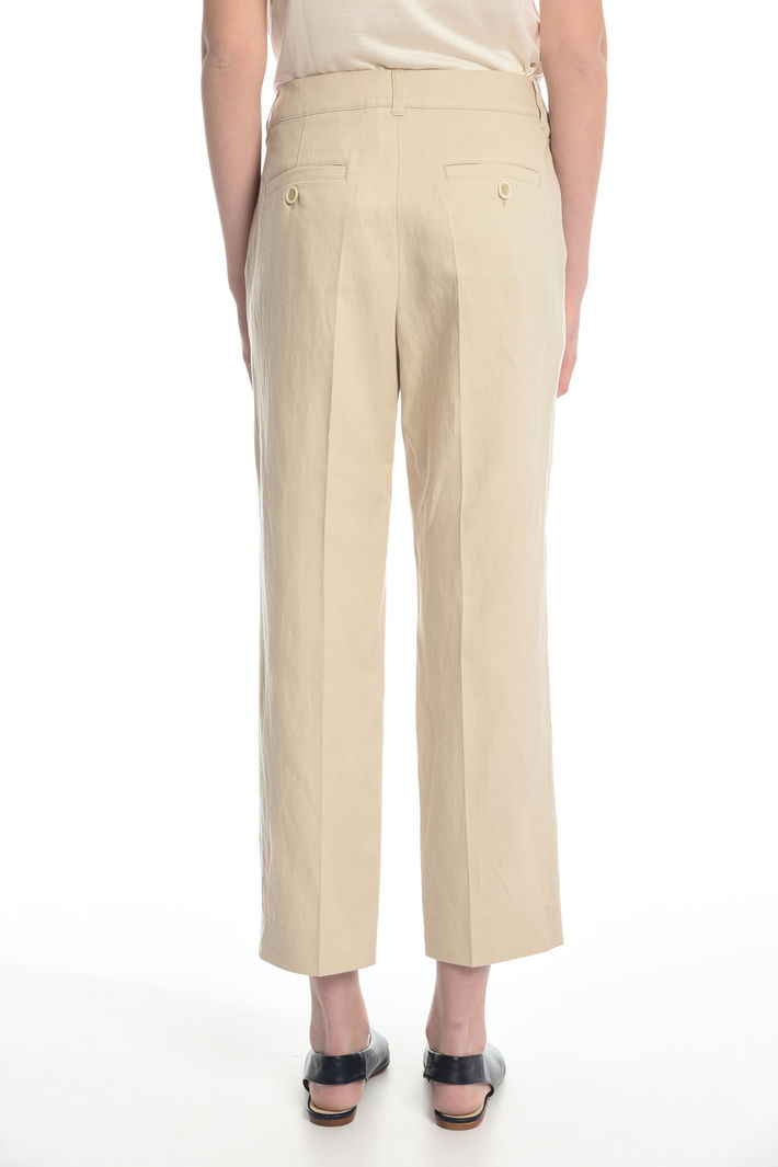 Pantalone dritto in misto lino Fashion Market Pantalone dritto in misto lino Fashion Market