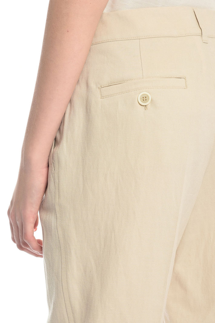 Pantalone dritto in misto lino Fashion Market Pantalone dritto in misto lino Fashion Market
