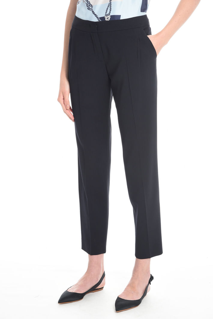 Pantalone in twill di lana Fashion Market Pantalone in twill di lana Fashion Market
