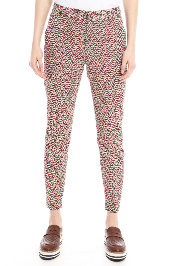 Pantaloni jacquard a sigaretta Fashion Market Pantaloni jacquard a sigaretta Fashion Market