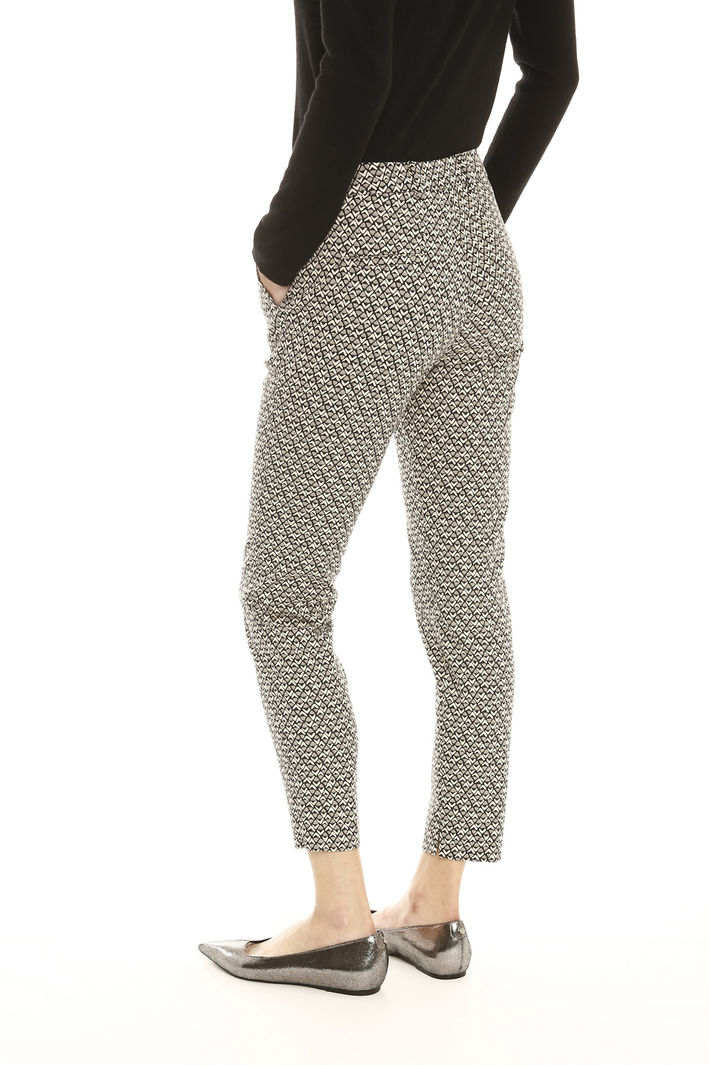 Pantaloni jacquard a sigaretta Fashion Market Pantaloni jacquard a sigaretta Fashion Market