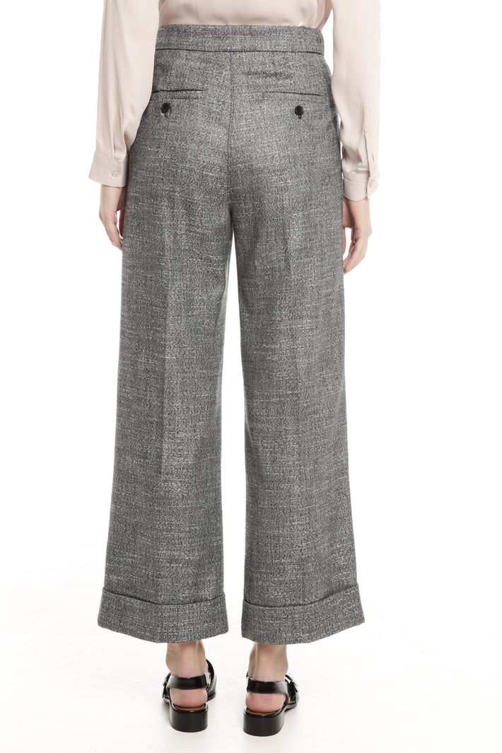Pantaloni larghi tinto filo Fashion Market Pantaloni larghi tinto filo Fashion Market