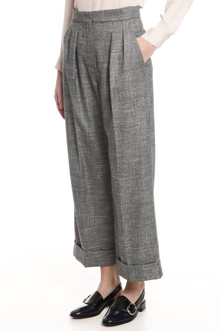 Pantaloni larghi tinto filo Fashion Market Pantaloni larghi tinto filo Fashion Market