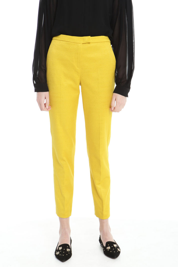 Pantalone lungo jacquard Fashion Market Pantalone lungo jacquard Fashion Market