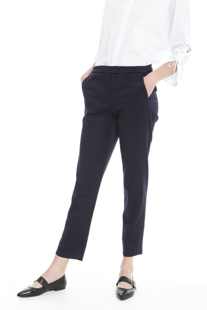 Pantalone lungo jacquard Fashion Market Pantalone lungo jacquard Fashion Market