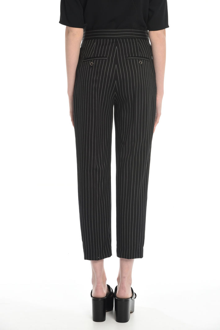 Pantalone gessato in lana Fashion Market Pantalone gessato in lana Fashion Market