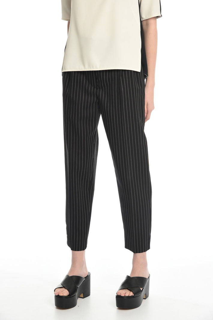 Pantalone gessato in lana Fashion Market Pantalone gessato in lana Fashion Market