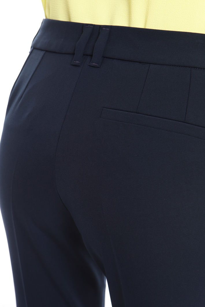 Pantaloni cropped in cady Fashion Market Pantaloni cropped in cady Fashion Market