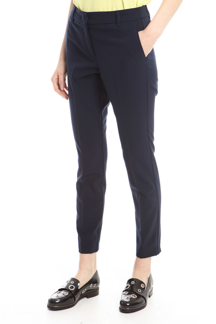 Pantaloni cropped in cady Fashion Market Pantaloni cropped in cady Fashion Market