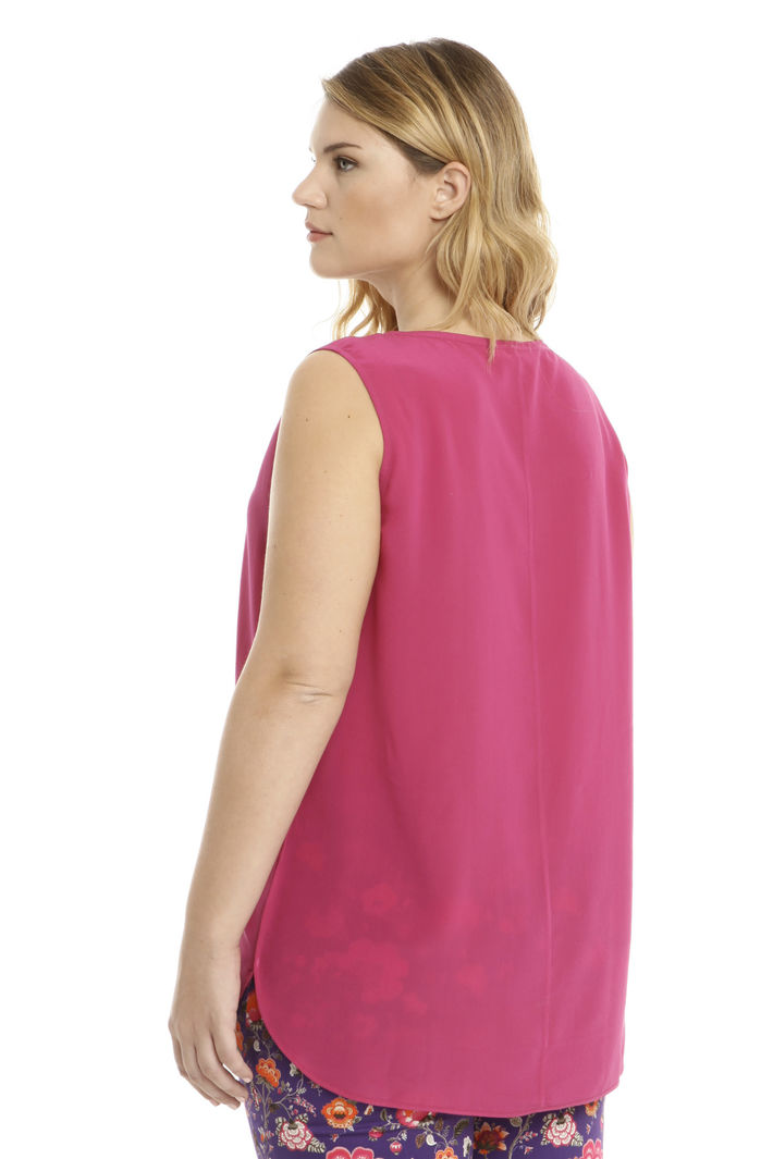 Top in crepe de chine di seta Intrend Top in crepe de chine di seta Intrend