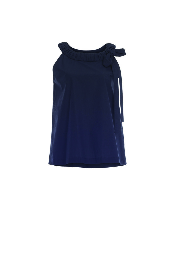 Top svasato con fiocco Diffusione Tessile Top svasato con fiocco Diffusione Tessile