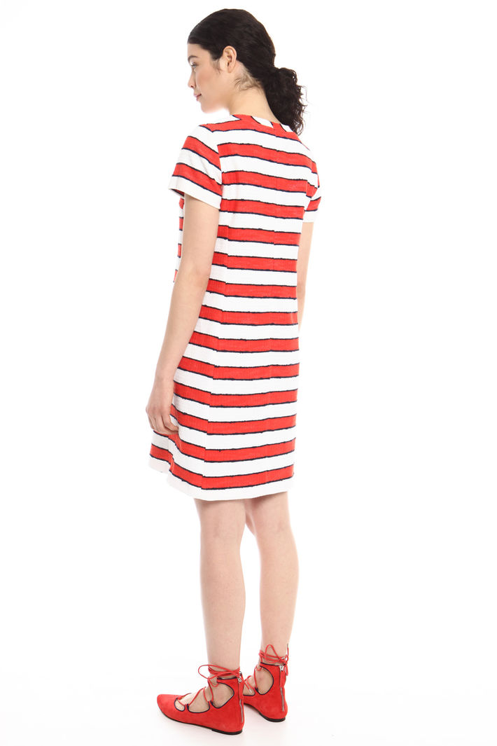 Abito in cotone a righe Fashion Market Abito in cotone a righe Fashion Market