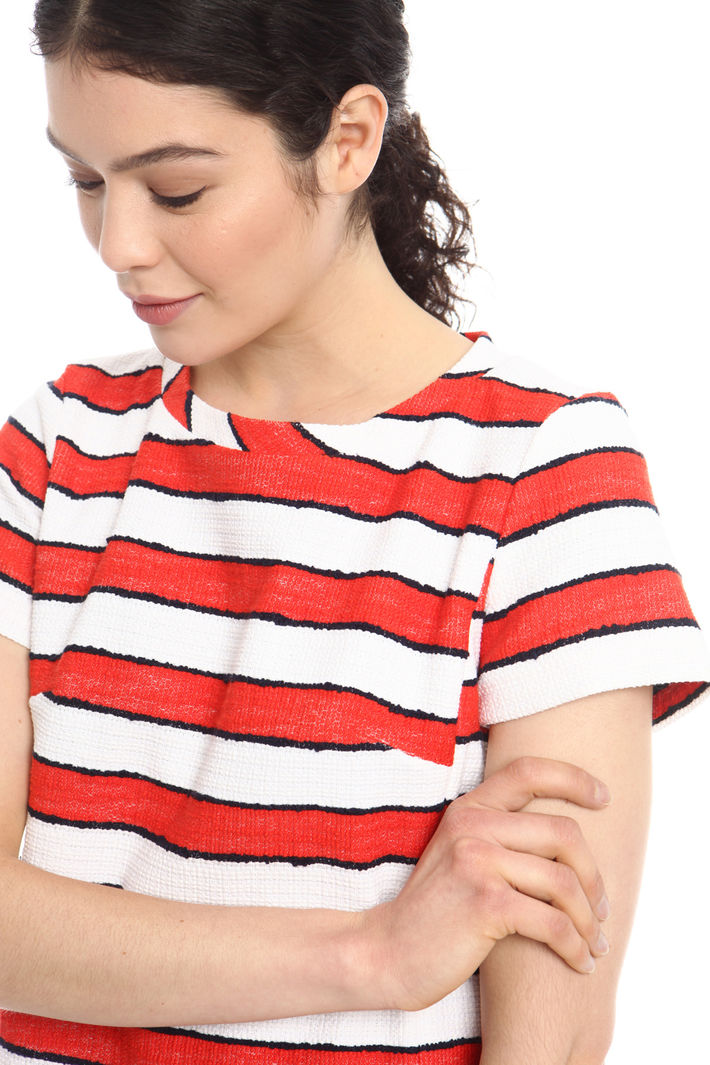 Abito in cotone a righe Fashion Market Abito in cotone a righe Fashion Market