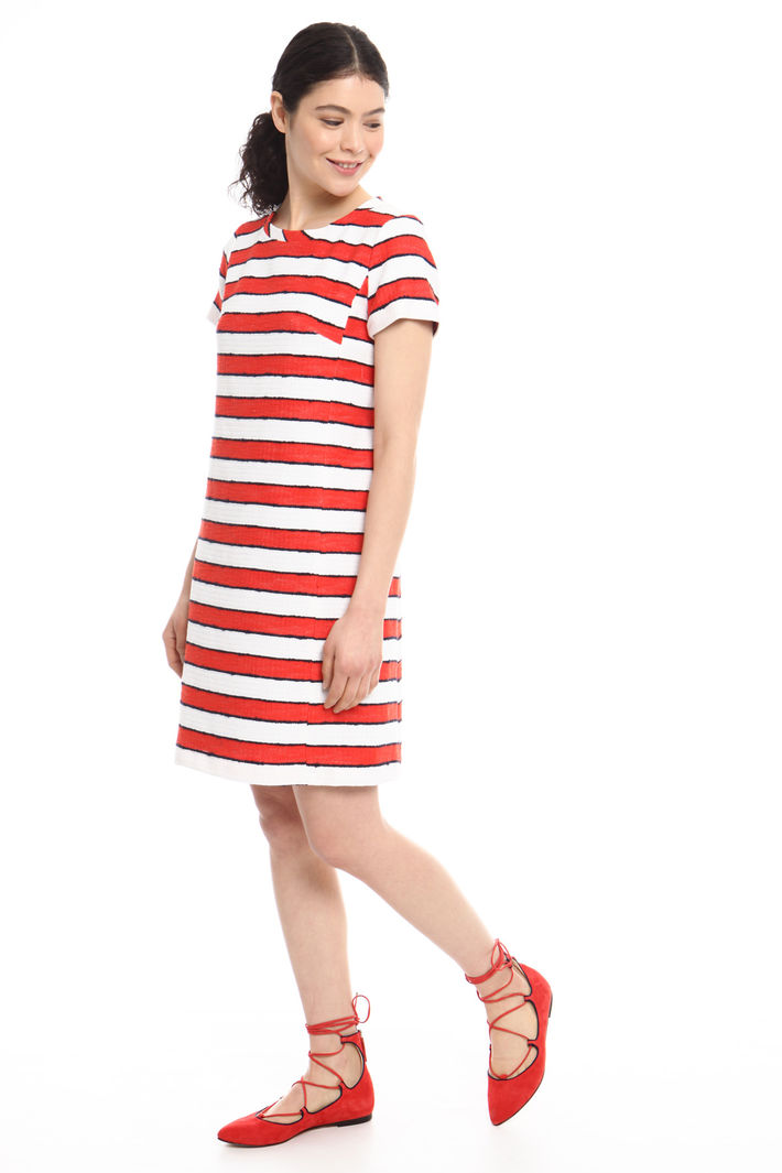 Abito in cotone a righe Fashion Market Abito in cotone a righe Fashion Market