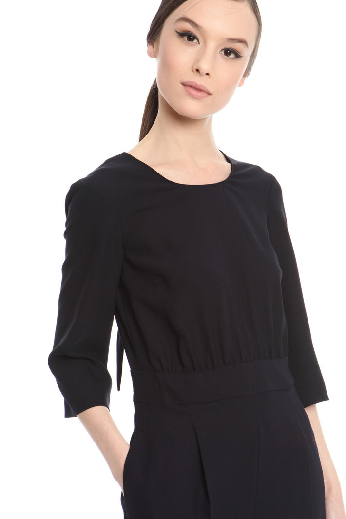 Tuta fluida in crepe e satin Fashion Market Tuta fluida in crepe e satin Fashion Market