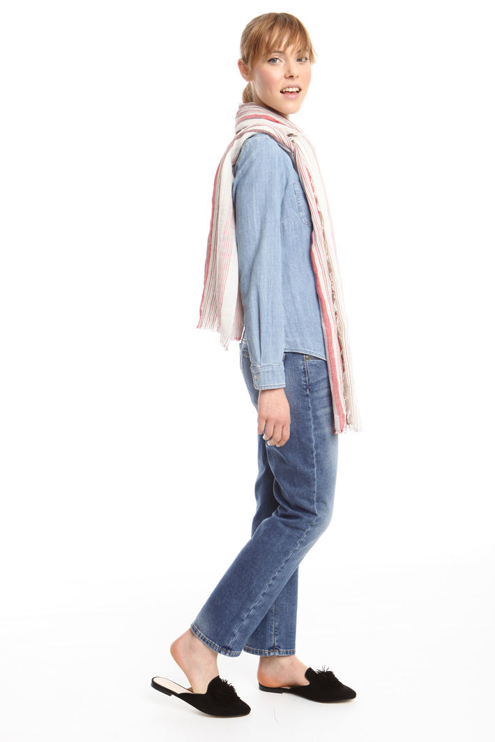 Sciarpa in lino misto cotone Fashion Market Sciarpa in lino misto cotone Fashion Market