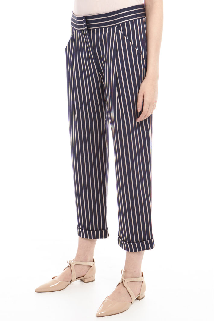 Pantalone gessato in jersey Fashion Market Pantalone gessato in jersey Fashion Market