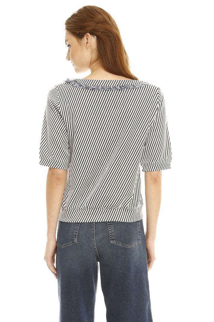 Felpa in jersey diagonale Fashion Market Felpa in jersey diagonale Fashion Market