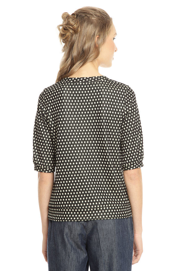Maglia in viscosa a pois Fashion Market Maglia in viscosa a pois Fashion Market