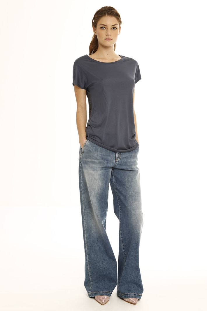 T-shirt in jersey di seta Intrend T-shirt in jersey di seta Intrend