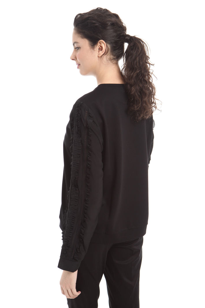 Felpa con maniche in crepe Fashion Market Felpa con maniche in crepe Fashion Market