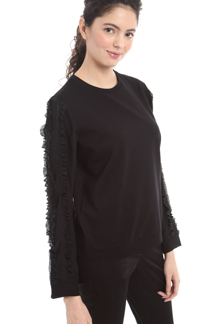 Felpa con maniche in crepe Fashion Market Felpa con maniche in crepe Fashion Market