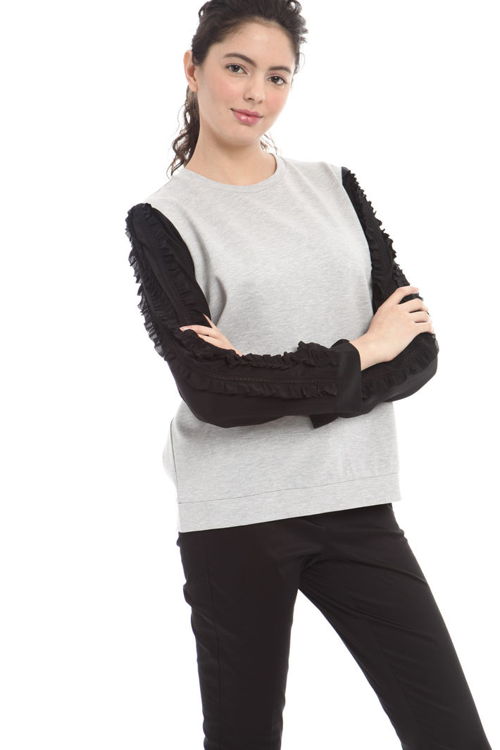 Felpa con maniche in crepe Fashion Market Felpa con maniche in crepe Fashion Market
