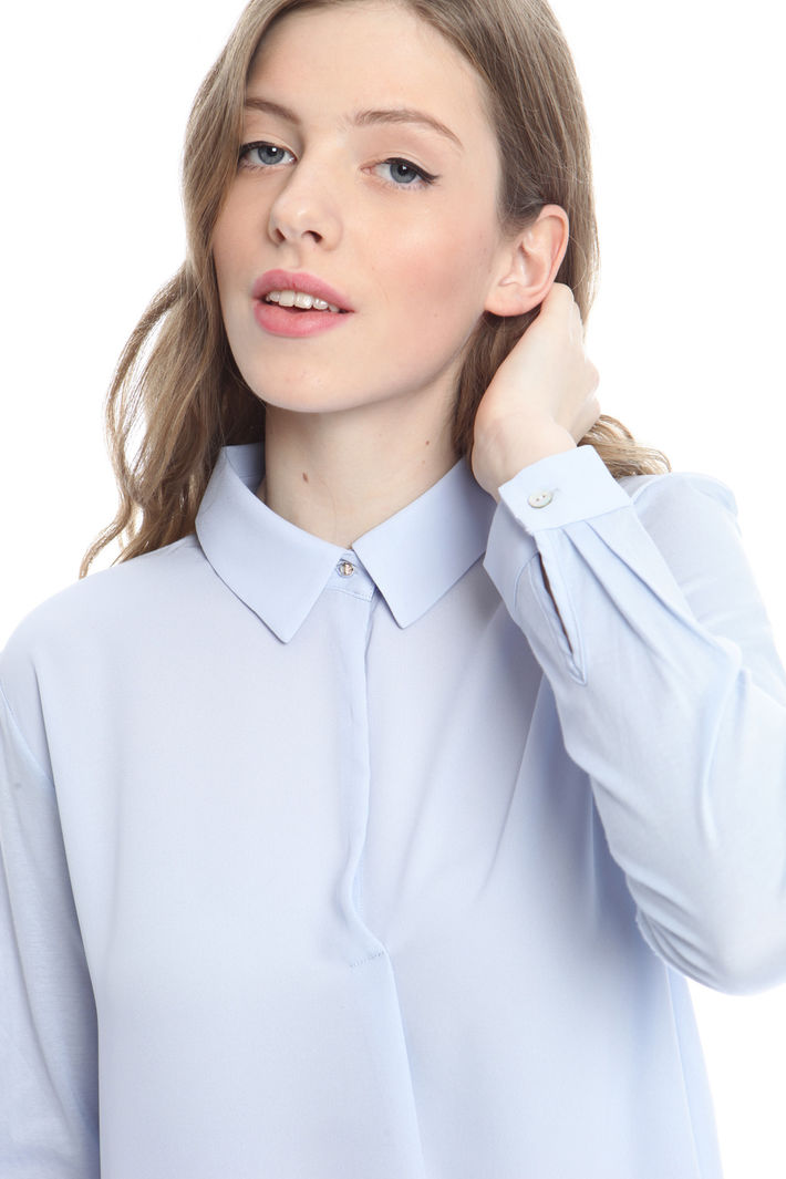 T-shirt in jersey e crepe Intrend T-shirt in jersey e crepe Intrend