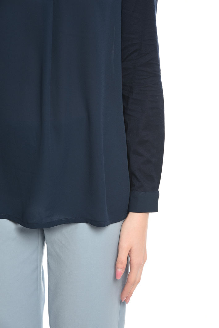 T-shirt in jersey e crepe Fashion Market T-shirt in jersey e crepe Fashion Market