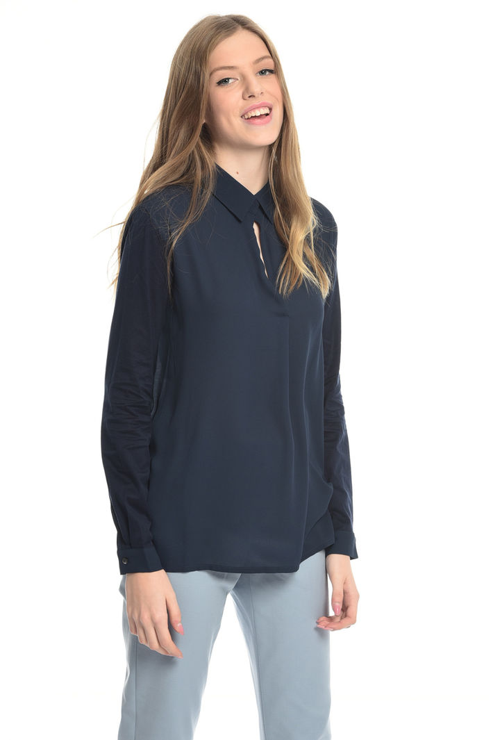 T-shirt in jersey e crepe Fashion Market T-shirt in jersey e crepe Fashion Market