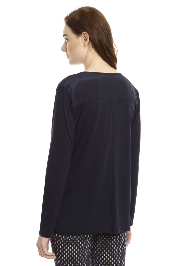 T-shirt bimateriale Fashion Market T-shirt bimateriale Fashion Market