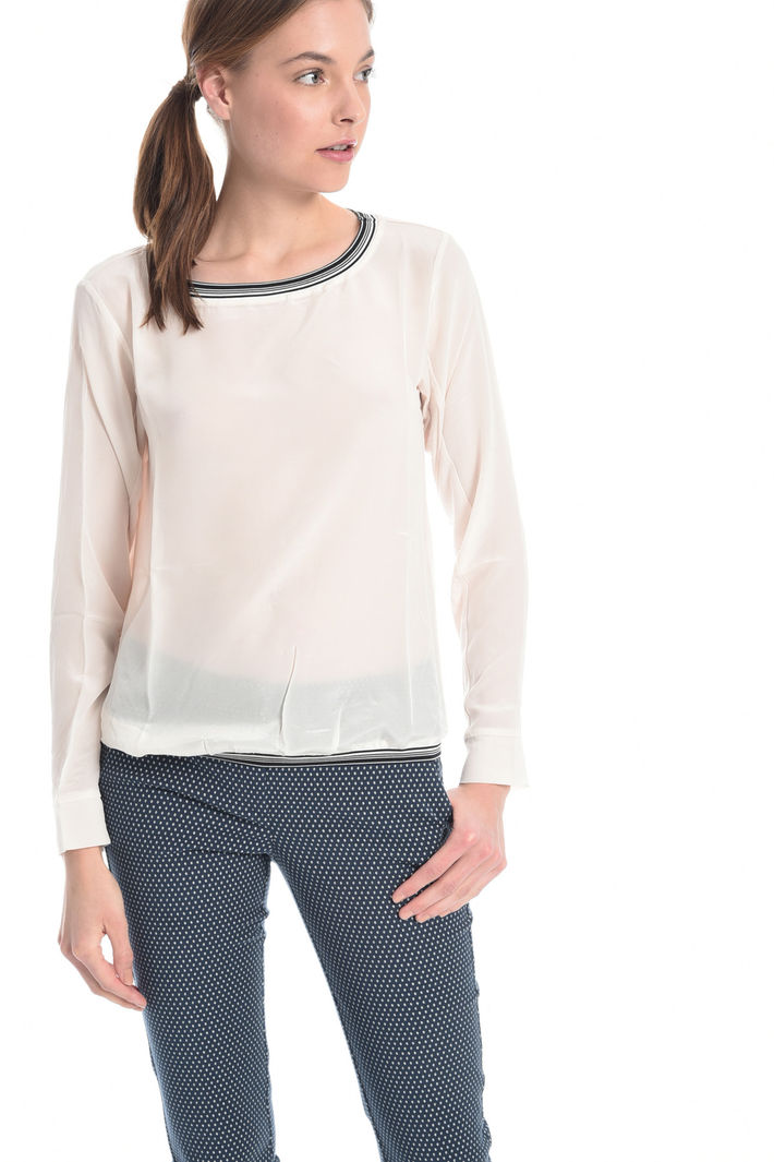 T-shir in jersey e seta Fashion Market T-shir in jersey e seta Fashion Market