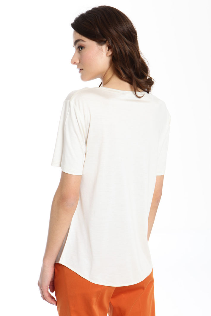 T-shirt in pura seta Diffusione Tessile T-shirt in pura seta Diffusione Tessile
