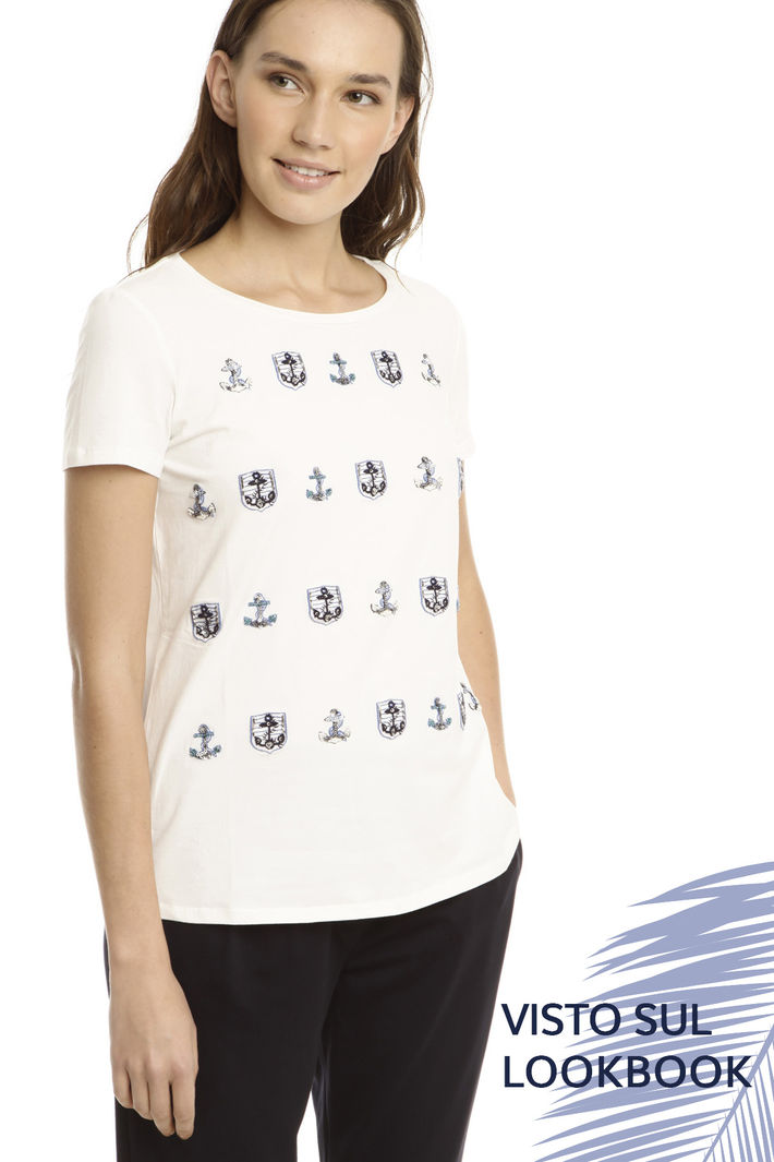 T-shirt con applicazioni Intrend T-shirt con applicazioni Intrend