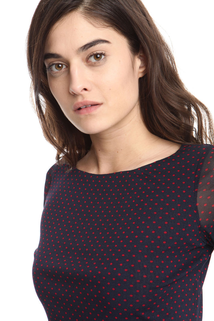 Top in tulle stretch stampato Intrend Top in tulle stretch stampato Intrend