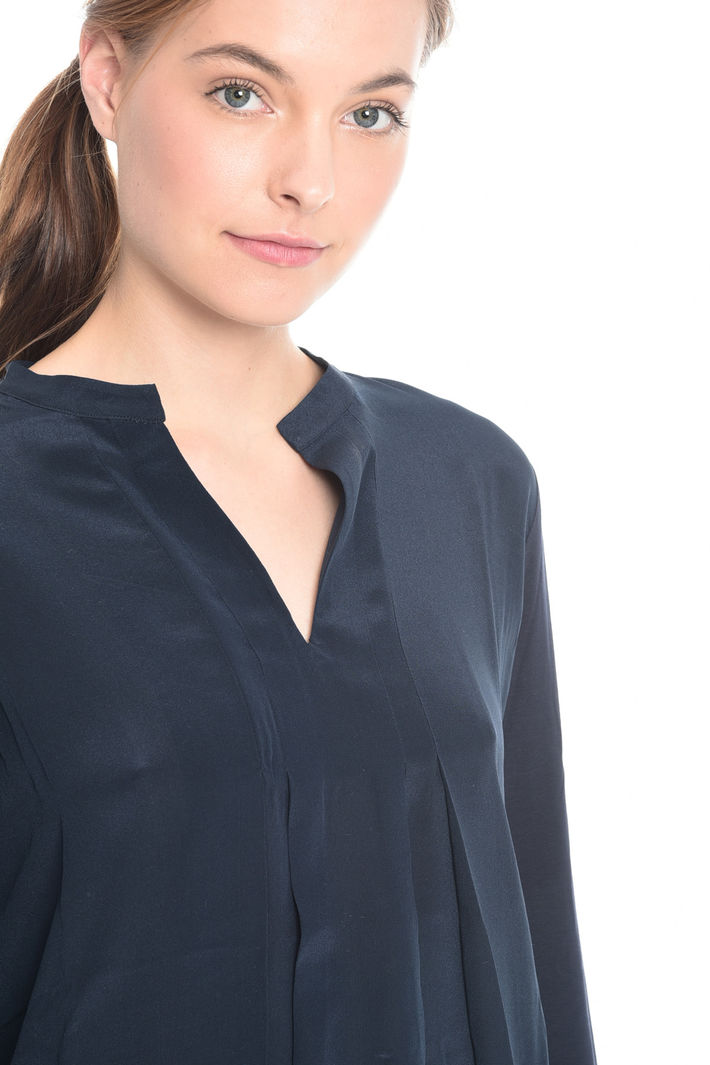 T-shirt bimateriale con pieghe Fashion Market T-shirt bimateriale con pieghe Fashion Market