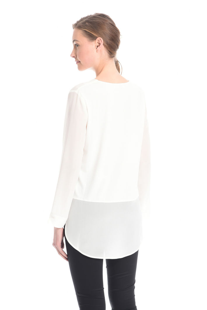 T-shirt bimateriale Fashion Market T-shirt bimateriale Fashion Market