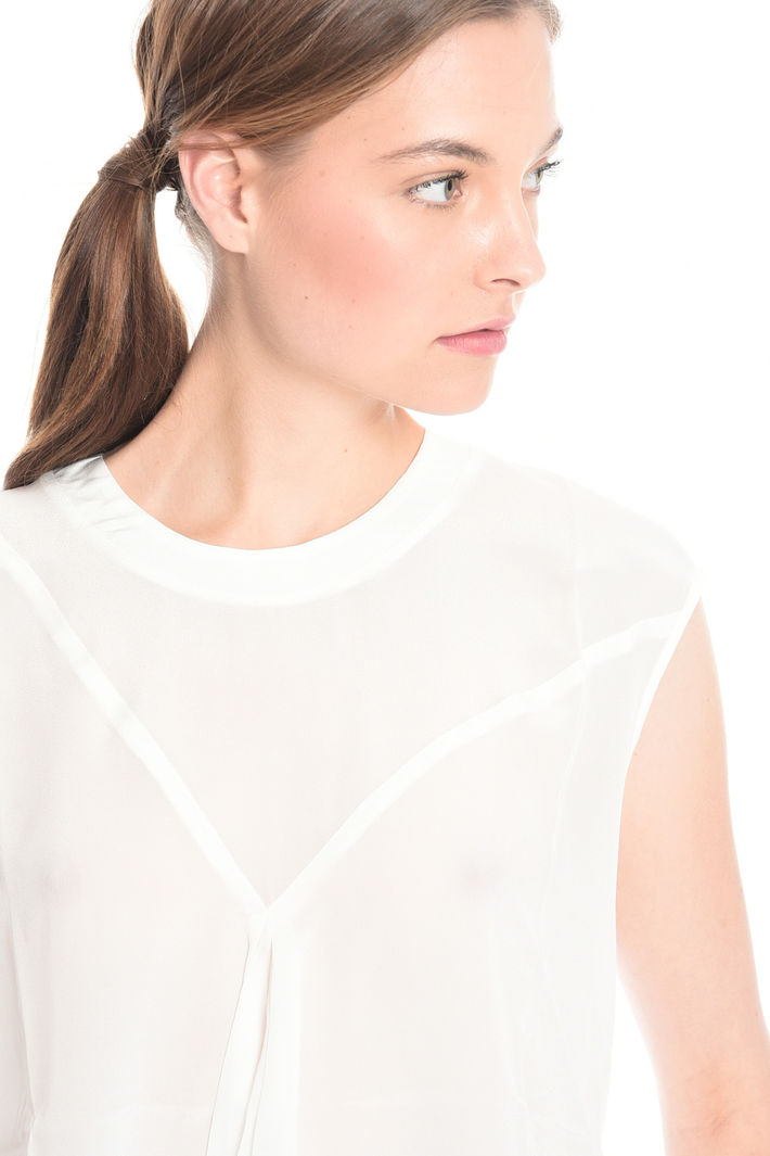 T-shirt bimateriale Fashion Market T-shirt bimateriale Fashion Market