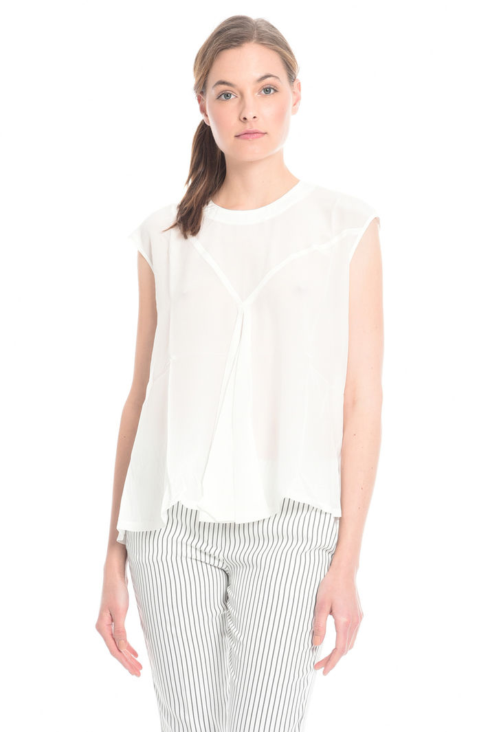 T-shirt bimateriale Fashion Market T-shirt bimateriale Fashion Market