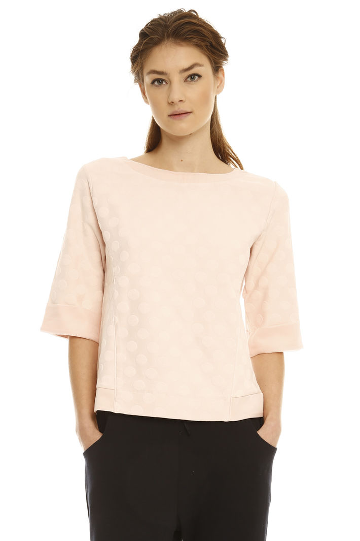 T-shirt matelassé a pois Fashion Market T-shirt matelassé a pois Fashion Market