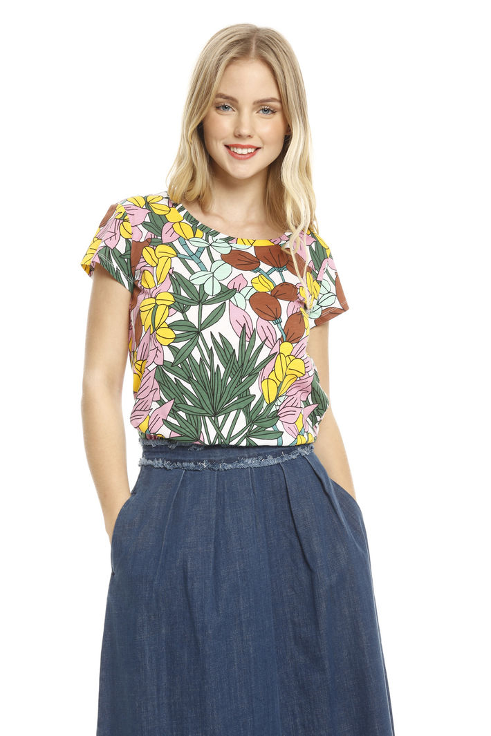 T-shirt svasata in cotone Fashion Market T-shirt svasata in cotone Fashion Market