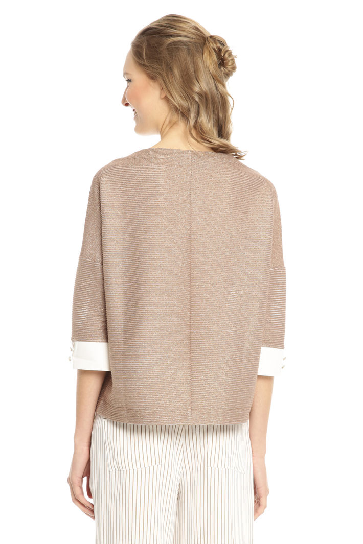 Maglia boxy in cotone lurex Fashion Market Maglia boxy in cotone lurex Fashion Market