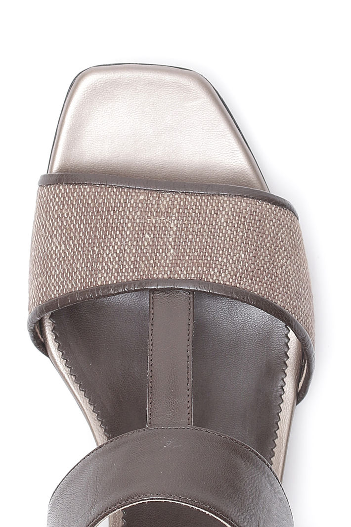 Sandalo in nappa e canvas Intrend Sandalo in nappa e canvas Intrend
