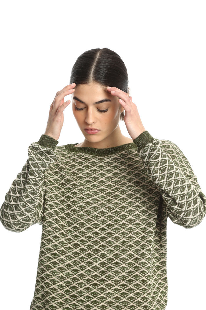 Maglia in jersey jacquard Intrend Maglia in jersey jacquard Intrend