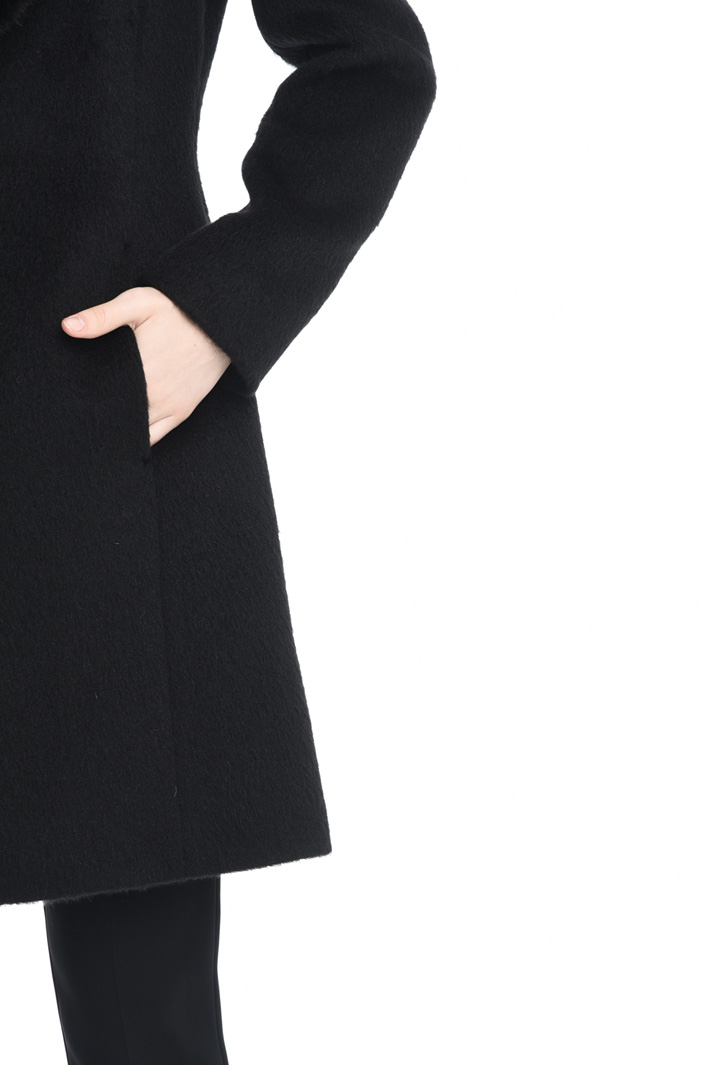 Cappotto con collo removibile Diffusione Tessile Cappotto con collo removibile Diffusione Tessile