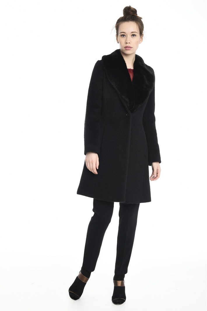 Cappotto con collo removibile Diffusione Tessile Cappotto con collo removibile Diffusione Tessile