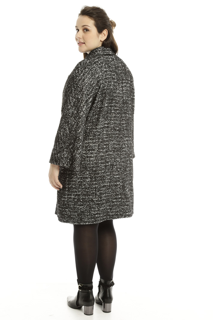 Cappotto in bouclé bicolore Diffusione Tessile Cappotto in bouclé bicolore Diffusione Tessile